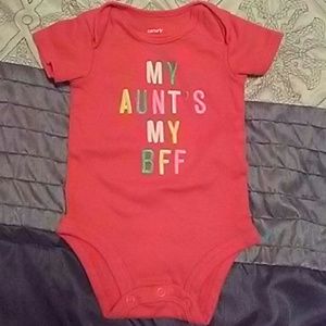 Girls onesie my aunt's my BFF